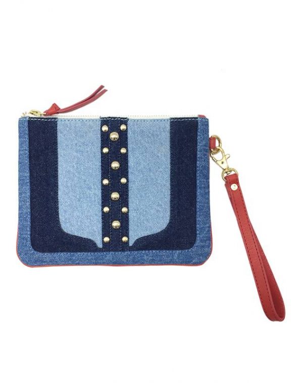 pochette cuir jeans sophie cano