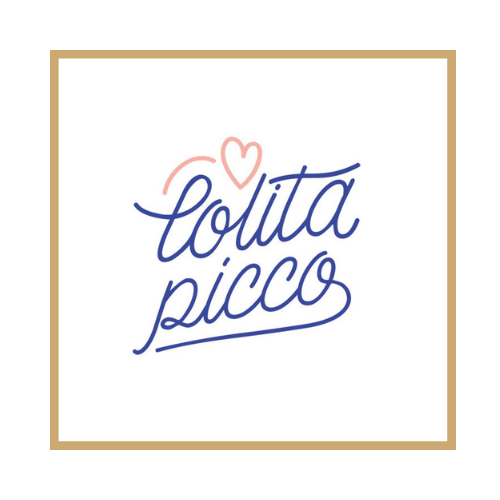 lolita picco broches logo