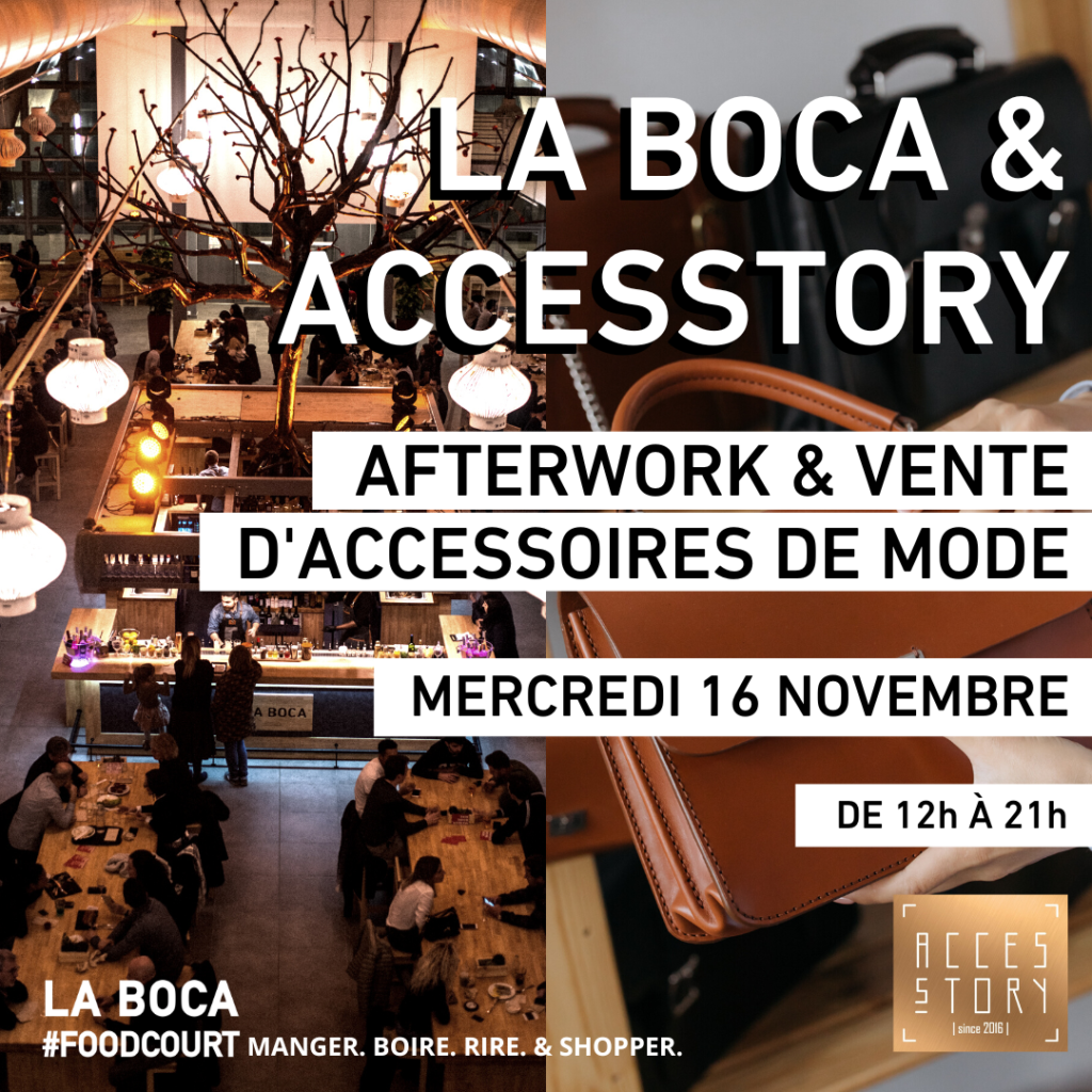 visuel évènement la boca accesstory novembre 2022