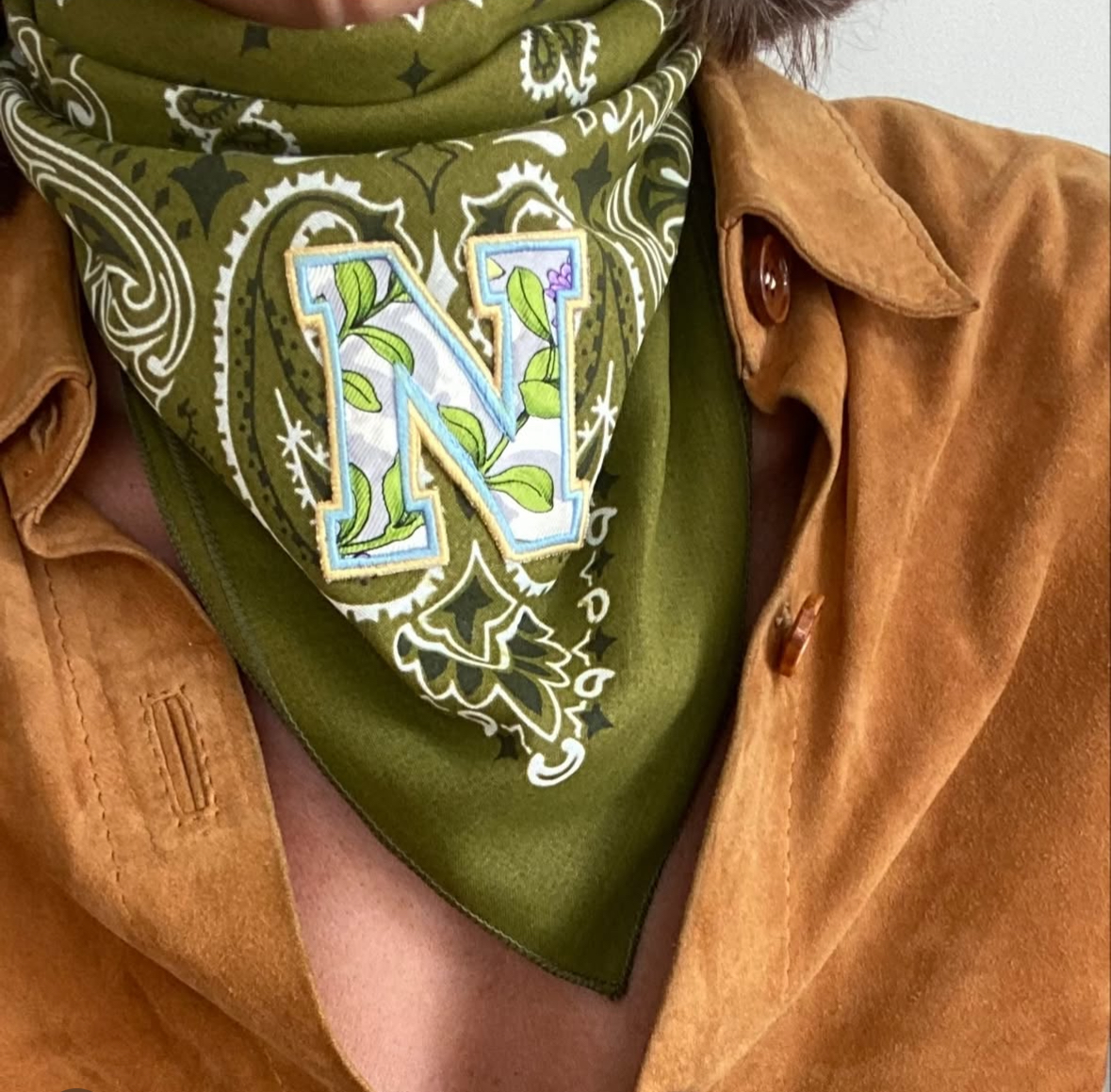 bandana patch soie bonjour cocotte
